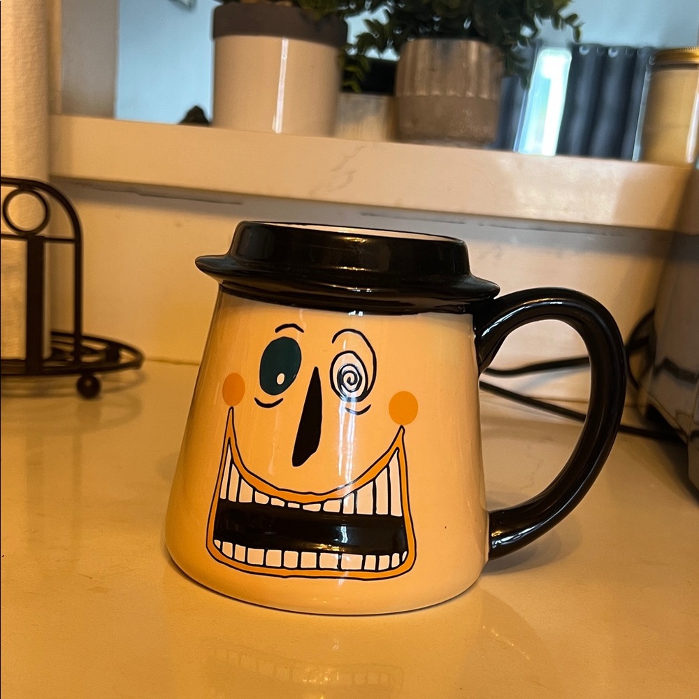 Disney Nightmare Before Christmas Mayor Faces 3D Ceramic Mug | Holds 20 Ounces